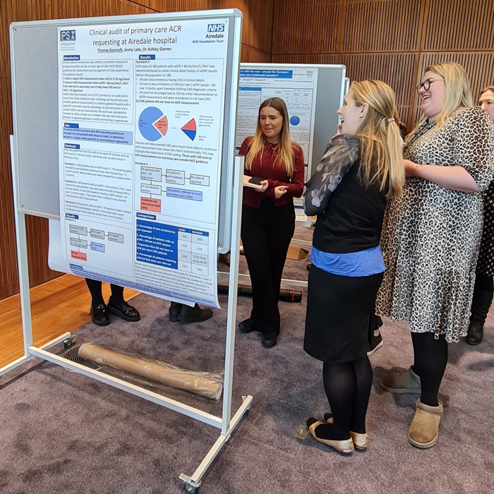 Delegates viewing posters